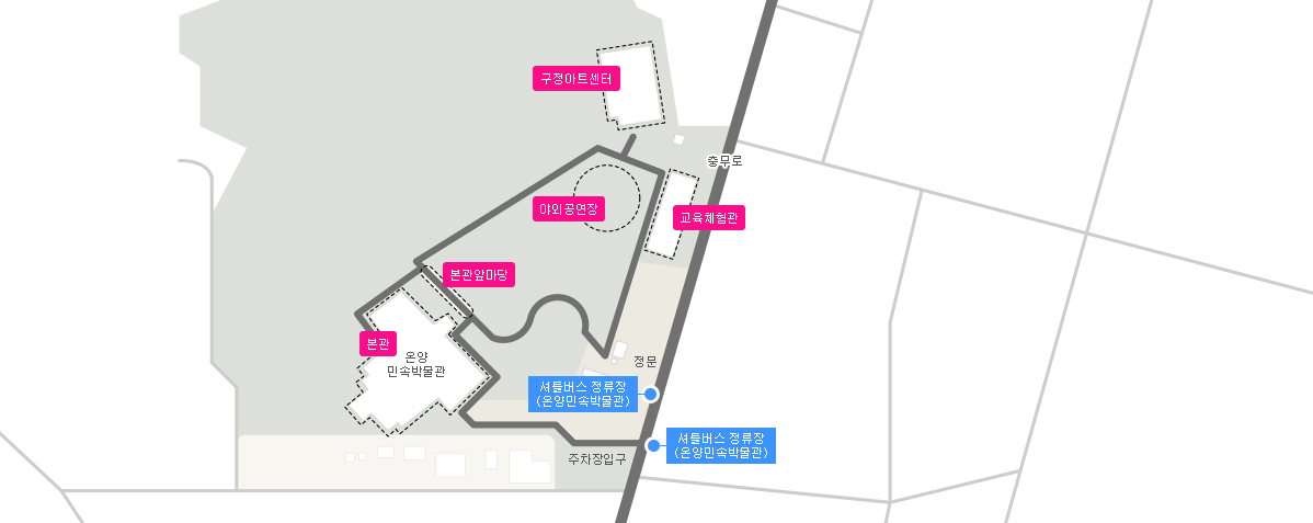 현충사 행사장배치도